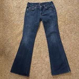7 For All Mankind Indigo Wide Leg Jeans
